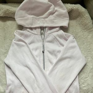 Lululemon scuba full length, baby pink size 6